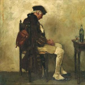 MEINSIG Walter 1881,A seated soldier,Christie's GB 2004-09-01