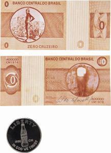 MEIRELES Cildo,Three Works: i), ii) Zero Cruzeiro,1974,Phillips, De Pury & Luxembourg 2012-05-21