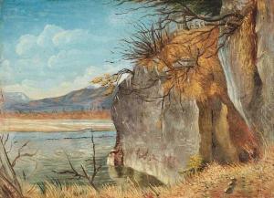 MEISL Josef 1800-1800,Lakefront in fall,1821,Nagel DE 2007-06-26