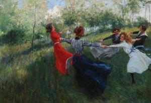 MEISSL Ágost 1867,Primavera,1900,Belvedere Szalon HU 2009-09-26