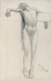 MEISSONIER Jean Charles 1848-1917,Homme crucifié,1883,Christie's GB 2009-10-21