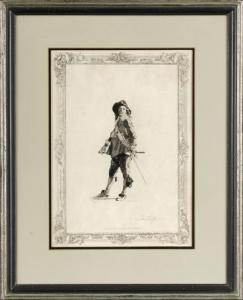 MEISSONIER Jean Louis Ernest 1815-1891,Cavaliers,New Orleans Auction US 2011-09-29