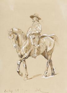 MEISSONIER Jean Louis Ernest 1815-1891,CHARLES I ON HORSEBACK,Sotheby's GB 2019-02-01