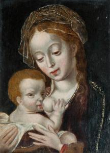 MEISTER Emil 1800-1800,Madonna with Child,Stahl DE 2014-03-01