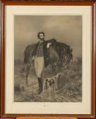 MELCHER Jakob 1816-1882,Cavalier, son cheval et son chien,1864,VanDerKindere BE 2015-03-10
