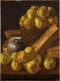 MELENDEZ Luis 1716-1780,Still life of apples in a basket and upon a table,Sotheby's GB 2022-12-07