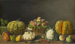 MELENDEZ Luis 1716-1780,Still life with fruit and vegetables,Rosebery's GB 2021-07-20