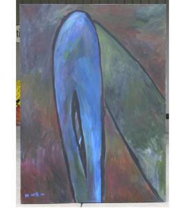 MELERO Diego,Abstract painting,1988,Ripley Auctions US 2009-10-25