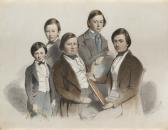 MELICOURT h,Ritratto di famiglia,1846,Il Ponte Casa D'aste Srl IT 2017-10-24