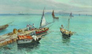 MELINI G 1900-1900,An Italian Coastal Scene,John Nicholson GB 2016-03-09