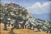 MELIS Melchiorre 1889-1982,Paesaggio sardo con ulivi,1929,Babuino IT 2015-03-10