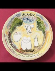 melis roman maurizio 1957,piatto in ceramica,Wannenes Art Auctions IT 2007-12-18
