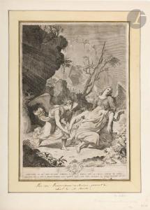 MELLAN Claude 1598-1688,Marie-Madeleine soutenue par deux anges,1627,Ader FR 2023-11-29