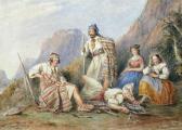MELLING Henry 1808-1879,Greek bandits after a fight,Cheffins GB 2013-06-19