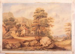 MELLING Henry 1808-1879,rural scene with wagon and distant cattle,Jones and Jacob GB 2020-02-12