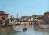 MELLINI P. 1800-1800,Italian river scene,Peter Wilson GB 2011-04-20