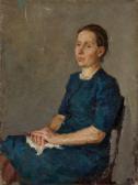 MELLIT Arnold 1923,Femme assise,1948,Aguttes FR 2013-05-29