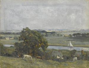 MELLON Campbell Archibald 1876-1955,Broadland landscape with cattle,Bonhams GB 2014-11-18