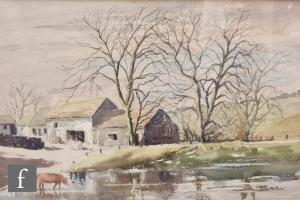 MELLOR John,View of a farm,Fieldings Auctioneers Limited GB 2021-08-19