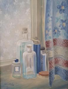 MELLOR Oscar 1921-2005,a still life with bottles,1946,Charterhouse GB 2022-10-06