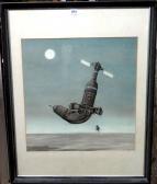 MELLOR TOM,Arabian Space Station,1975,Bellmans Fine Art Auctioneers GB 2018-08-04