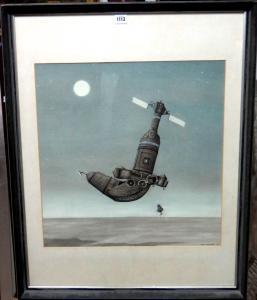 MELLOR TOM,Arabian Space Station,1975,Bellmans Fine Art Auctioneers GB 2018-08-04