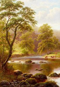 MELLOR William 1851-1931,On the Wharfe, Bolton Woods, Yorkshire,Tennant's GB 2024-03-16