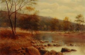 MELLORS G,River Landscape with Cows Watering,Weschler's US 2014-02-28