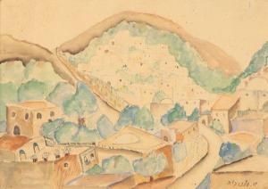 MELNIKOV avraham 1892-1960,Landscape,Tiroche IL 2022-06-27