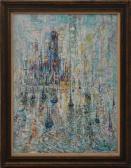 MELOHS Charles 1908-1982,Abstract cityscape,Hood Bill & Sons US 2023-01-17