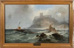 MELROSE Andrew W 1836-1901,Tantallon Castle, Scotland,Eldred's US 2022-04-08
