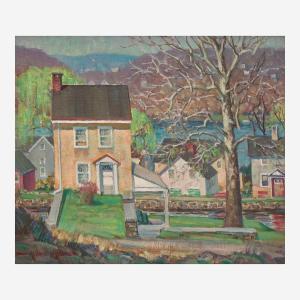 MELTZER Arthur 1893-1989,The Yellow House, New Hope,Freeman US 2023-06-06