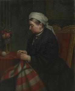 MELVILLE Eliza Anne,Queen Victoria knitting quilts for the Royal Victo,1887,Bonhams 2016-10-25