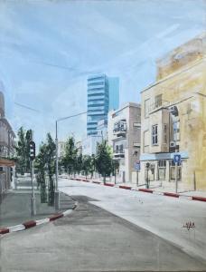 MENACHEM Mizrachi 1951-2011,Yehuda Hlevi Street, Tel Aviv,2000,Montefiore IL 2024-03-05