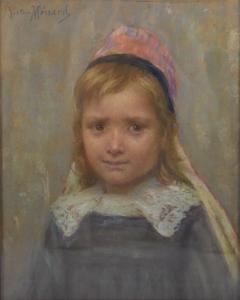 MENARD Victor P 1857-1930,Portrait de jeune fille du Faouët,Ruellan FR 2018-10-20