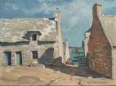 MENARDEAU Maurice 1897-1977,Ruelle en bord de mer,Adjug'art FR 2020-11-29