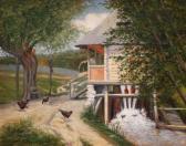 MENDEL Arthur 1872-1945,Village Mill,1900,Artmark RO 2023-04-24