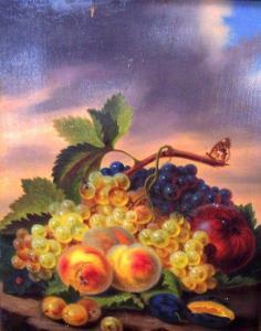 MENDEL Franz 1807-1876,Still Life of Fruit,1861,Simon Chorley Art & Antiques GB 2011-07-28