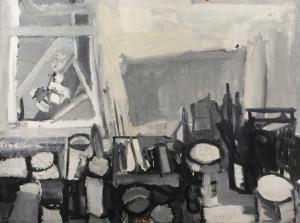 MENDEZ Theo 1934-1997,Grey Composition,Mallams GB 2022-02-06