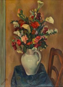 MENDJISKY Maurice 1889-1951,Flowers in a white jug,Desa Unicum PL 2024-03-21