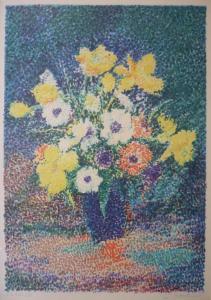 MENDJISKY Serge 1929-2017,Bouquet de fleurs,Boisgirard - Antonini FR 2014-03-29