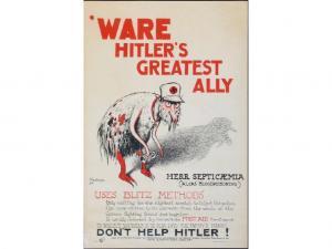 MENDOZA Philip 'Pip','Ware Hitler's Greatest Ally Herr Septicaemia (ali,1948,Onslows GB 2009-11-12