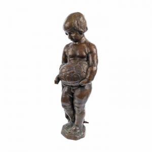 Mendrea Cornel 1888-1964,Boy with Turtle,Artmark RO 2022-06-15