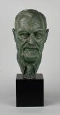 meneely leslie stewart,Bust of Sigmund
 Freud,1979,Bonhams GB 2009-11-24