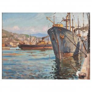 MENEGOZZO Vasco 1886-1974,La Darsena,Wannenes Art Auctions IT 2023-09-25