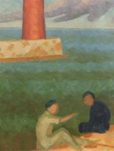 MENEL Herman 1900-1900,Winnetka Lighthouse Scenes (a group of three works),Hindman US 2016-09-29