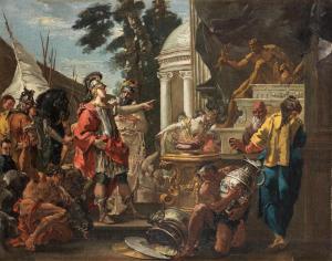MENESCARDI Giustino 1720-1806,Alexander paying homage to Jupiter at the Temple o,Bonhams 2018-07-04