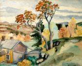 MENGE Rudolf 1908-1976,Cottage beside a hill,1944,Shapes Auctioneers & Valuers GB 2007-10-06