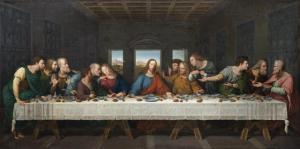 MENGELBERG Egidius 1770-1849,Das letzte Abendmahl nach Leonardo da Vinci,1834,Nagel DE 2019-10-16