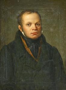 MENGELBERG Egidius 1770-1849,Porträt eines Kölner Bürgers,1836,Van Ham DE 2017-01-24